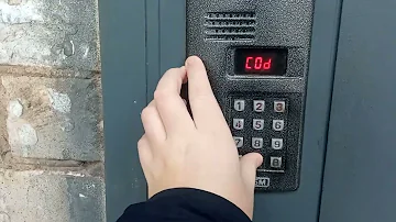 Какой код от домофона чтобы открыть дверь