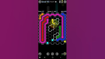How To Solve Flow Free Hexes Scattered Pack Level 95 11x11 Board Walk Through Solution Walkthrough