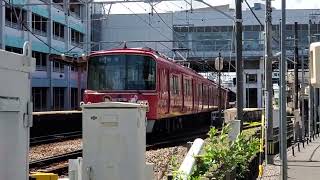 【ゴムゴムの3500系】3524f(ワンピーストレイン)+3158f急行豊橋行き東岡崎駅発車