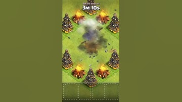 Level-1 Hidden Tesla vs Max Lightning spell | How many spells it take to destroy it 😁😎#shorts