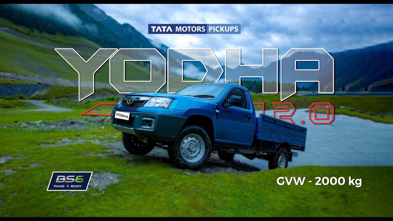 Introduction Tata Yodha 2 0 BS6 Pickup Truck Single Crew Cabin 2021-tata-yodha-pickup-4x4-on-road-price-diesel-features-specs