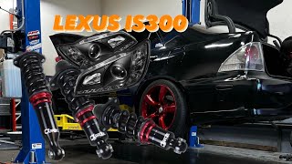 Installing coilovers on a Lexus 300