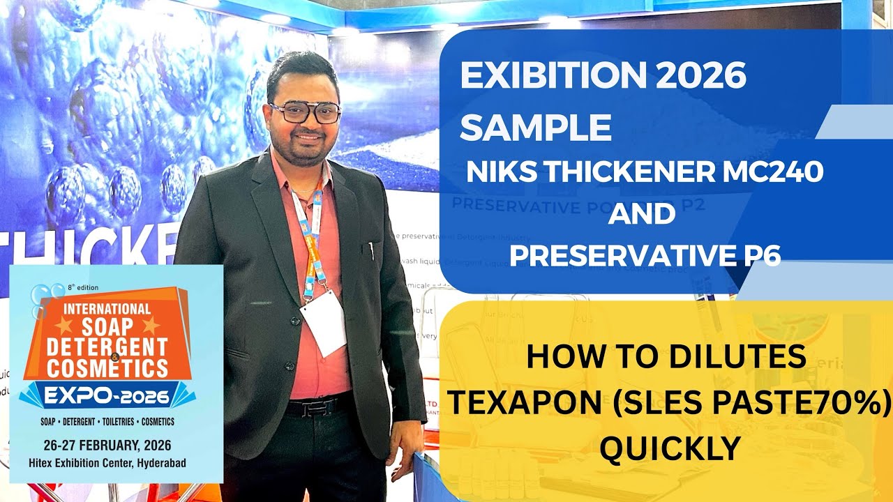 How to Make Quality Dish Wash Liquid(Easy dilute Taxapon) under Rs.12/- with Niks Mc240 and P6