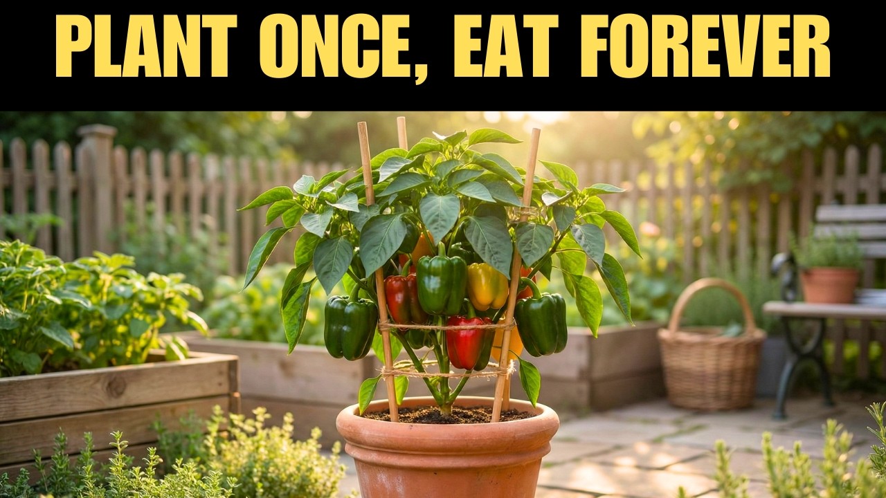 8 Proven Ways to Grow Bell Peppers for Years (No Digging)