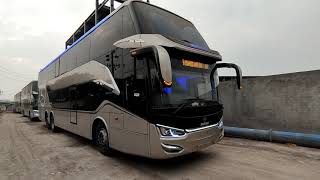 Scania K-410EB Legacy SR2 Double Decker Bus।Laksana made Bus Interior & Exterior Full Riview