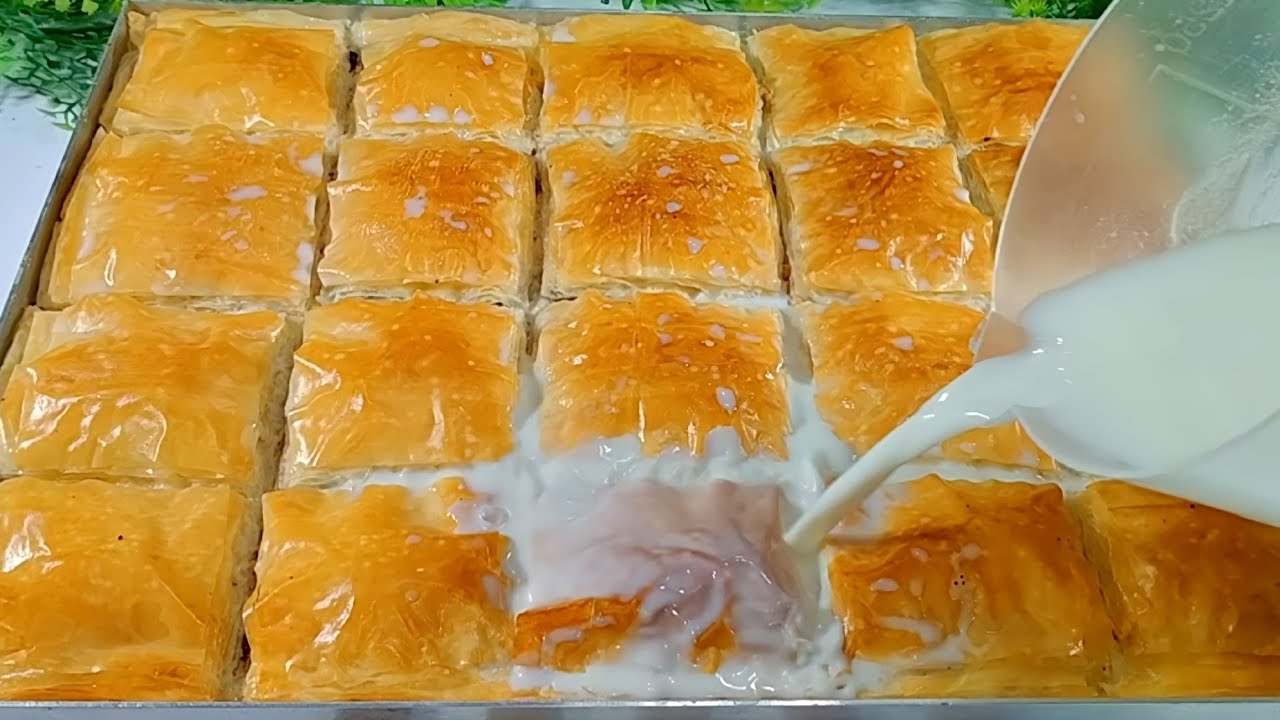 حطي الحليب عالجلاش !! واعملي الحلو اللي الناس واقفين عليه طوابير فتركيا هتنصدموا حرفيا من النتيجه؟