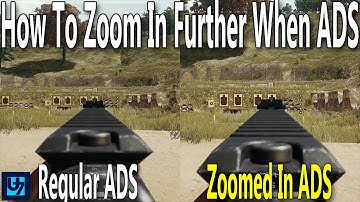 PUBG - How To Zoom In Further When Aiming Down Sights (ADS)