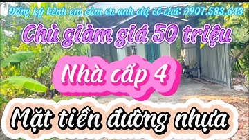Chủ ngộp ngân hàng giảm 50 triệu bán gấp căn nhà cấp 4 mặt tiền đường nhựa Tp,Vị Thanh Hậu Giang