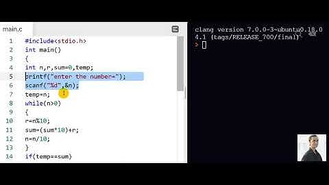 C Programming in Marathi,Palindrome Number by Dr. Pranav Patil