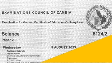 Science paper 2 2023 gce