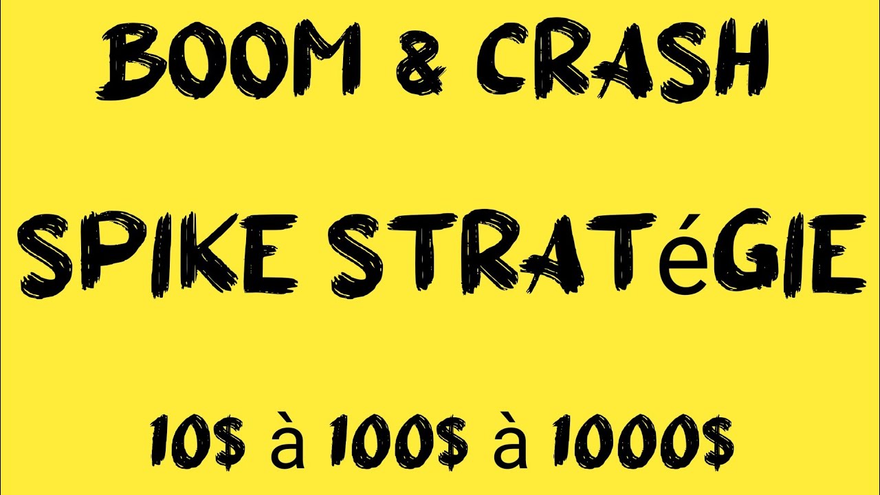 Boom et crash trading spike détecteur  99,9% sûr