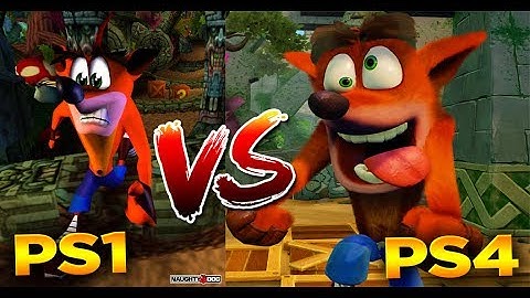 Crash Bandicoot Graphics Comparison (PS1 VS PS4)
