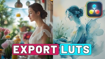 Export LUTS In Davinci Resolve