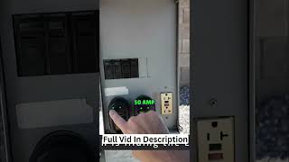 RV Power Explained: 30 &amp; 50 Amp Service Check #shorts