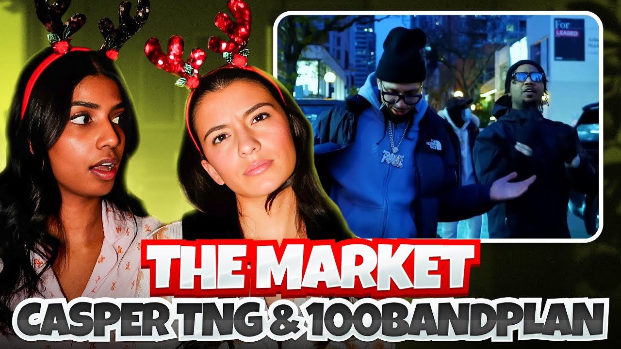 Casper Rapper Toronto Canadian Girls React to Casper TNG & 100BandPlan “The Market” 😮 Toronto ...