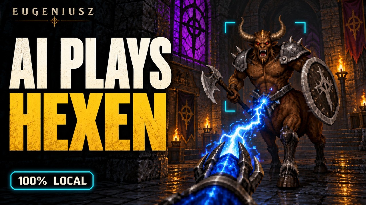 I Let a Local AI Play Hexen (Eugeniusz + YOLO)