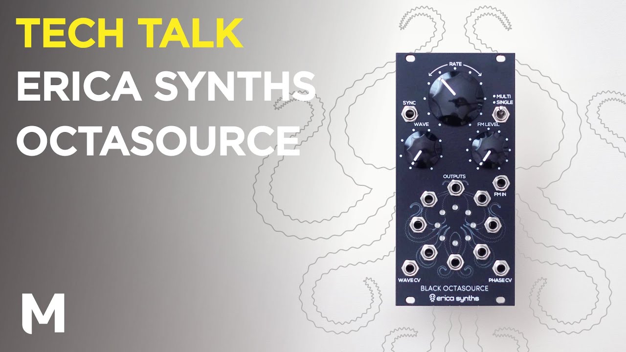 EricaSynth Black OCTASOURCE モジュラーシンセ Erica Synths Black System III | Elektron Distribution Group