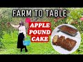 【アップルパウンドケーキ】FARM TO TABLE (homemade) APPLE POUND CAKE 🍎