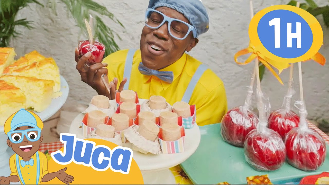 Maçã do amor ou Morango do amor ? 🍓  HORA DO JUCA BRASIL! | Vídeos Educativos para Crianças