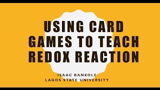 Using Card Games to Teach Redox Reaction screenshot 3