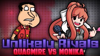 FNF Unilkely Rivals (V-Core mix) but Quagmire Vs Monika sing it