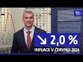 Inflace se v červnu po dvou měsících vrátila na 2% cíl ČNB