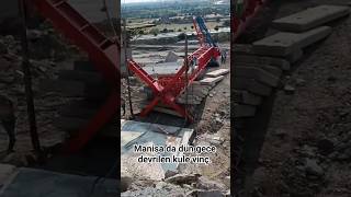 manisa da dün gece devrilen kule vinç.#hüzünlüvideo #geçmişolsun #shortvideo #reels #construction