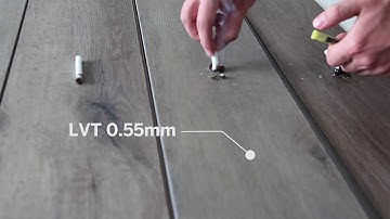 Piso AtroGuard® - Test de resistencia a las quemaduras de cigarrillos