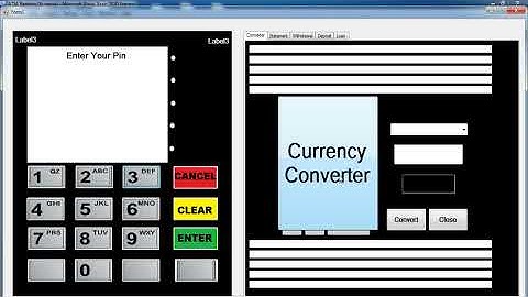 How to create ATM Banking Systems in Visual Basic.Net Tutorial 2
