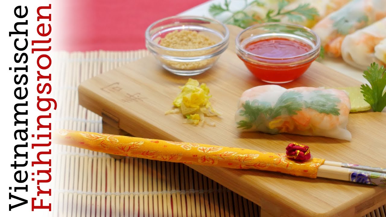 Vietnamesische Frühlingsrollen - Bild Vietnamesische Fruhlingsrollen Zu ...