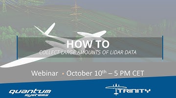 How to collect a large amount of LiDAR data with VTOL drones (Quantum-Systems GmbH & YellowScan)