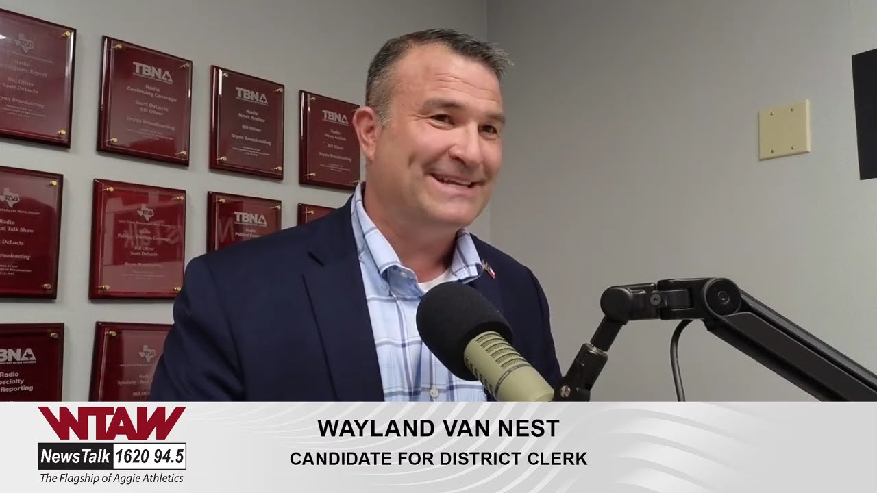 Уэйланд Ван Нест — кандидат от Республиканской партии на должность окружного секретаря округа Бра...