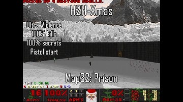 Doom II: H2H-Xmas - Map32: Prison (Ultra-Violence 100%)
