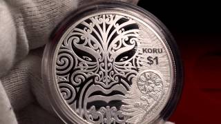 2013 Māori Art - Koru Silver Proof Coin
