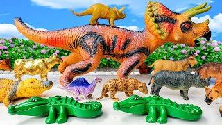 Dinosaurus fighting Jurassic world evolution 2 VS Dilophosaurus Mosasaurus T Rex Godzilla Kong