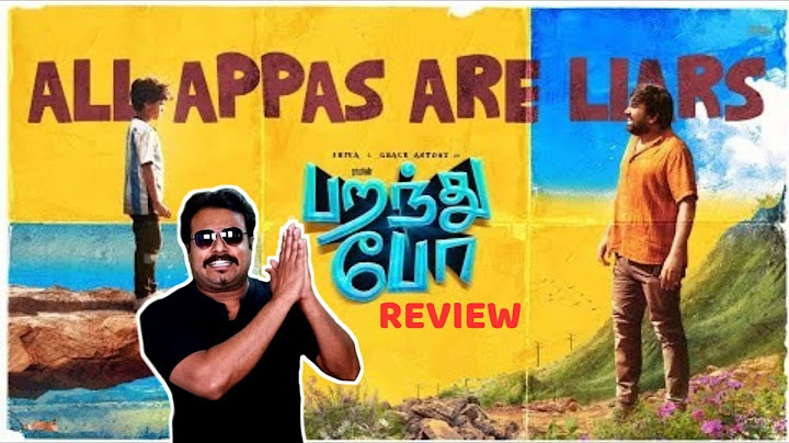 Paranthu Po Movie Review by Filmi craft Arun | Shiva | Grace Antony | Mithul Ryan | Ram