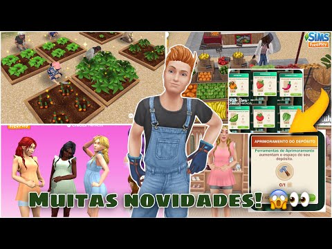 😱 TODAS AS NOVIDADES DA NOVA ATT: MERCADO COMUNITÁRIO 🛒✨ / NOVOS ITENS - THE SIMS FREEPLAY