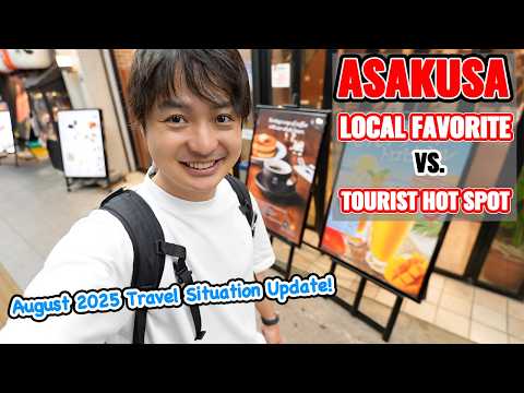 Asakusa Local Good and Cheap Restaurant vs. Fancy Tourist Restaurant! August Travel Update Ep.589