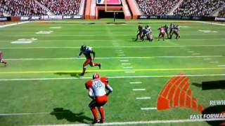 Backbreaker awesome linebacker interception