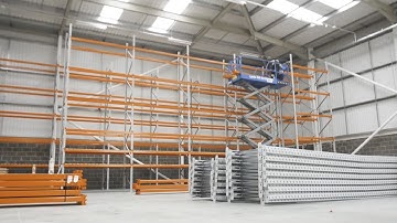 Pallet Racking Installation - Motion Controlled Time Lapse