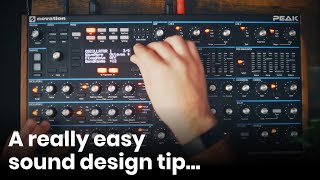 More Synth Patches Should Use This... 🎧 | An EASY Sound Design Tip w. Novation Peak
