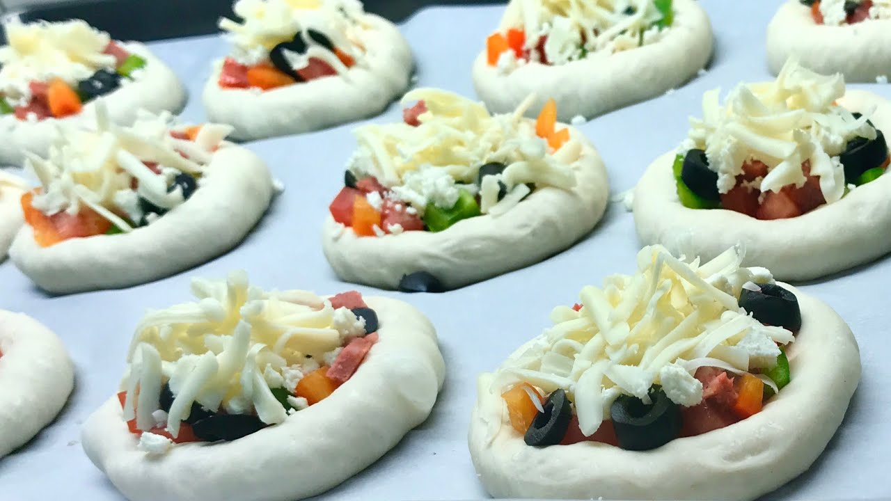 Mini pizza turque 🍕extra moelleuse! Recette facile prête en 60min ⏱