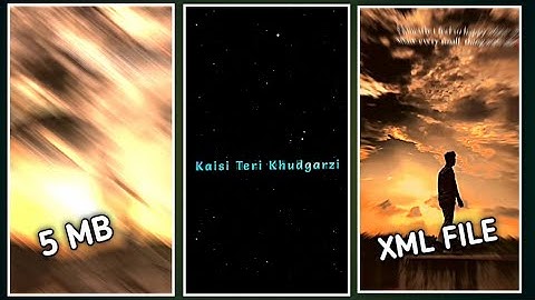 Re Kabira Maan Jaana 💔🥺 XML file project alight motion xml preset broken heart xml