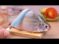 Best Of Food Mini Cooking Videos Spicy Miniature Fried Fish Recipe In Mini Kitchen 