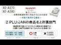 電子レジスタXE-A270/A280 軽減税率(外税)【②PLU/JANの商品名と所属部門】