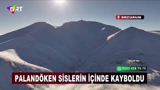 Palandöken sislerin içinde kayboldu