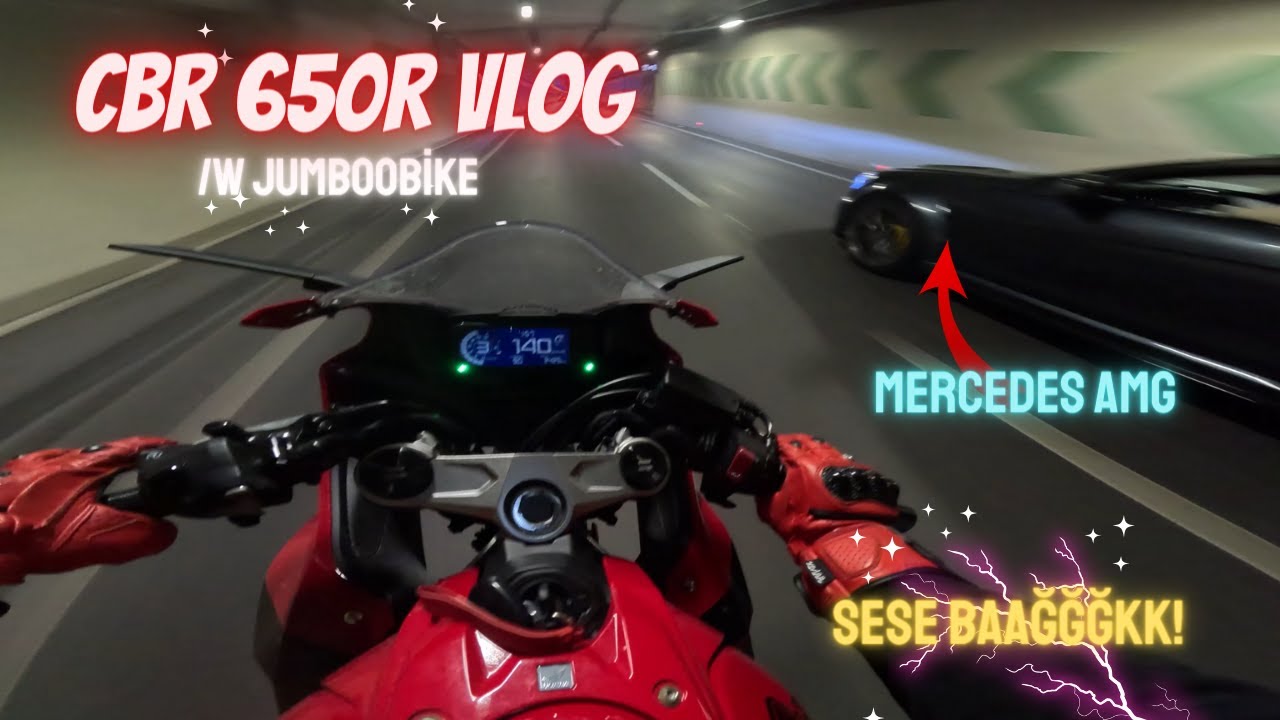 SESİ KIYAMET! | JUMBOO İLE DOYASIYA GAZLAMA! | CBR 650R VLOG