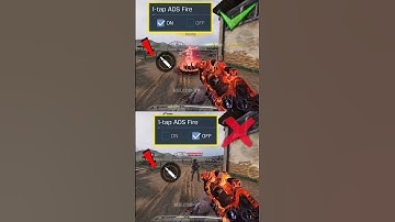 CODM 1-Tap ADS Fire ON/FF Settings Explain ✅ CODM Pro Tips 💯 CODM BR 💀 #shorts #codm #codmsettings
