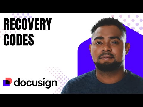 Locked Out of DocuSign? Use Recovery Codes to Sign In
