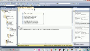 sql server 2014 lesson 13(change table or column name) الدرس تغيير اسم جدول او عمود